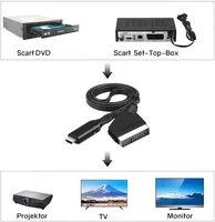1080P SCART TO HDMI-compatible Video Audio Upscale Converter AV Signal HDMI-compatible TO SCART Adapter HD Receiver TV DVD - Image 2