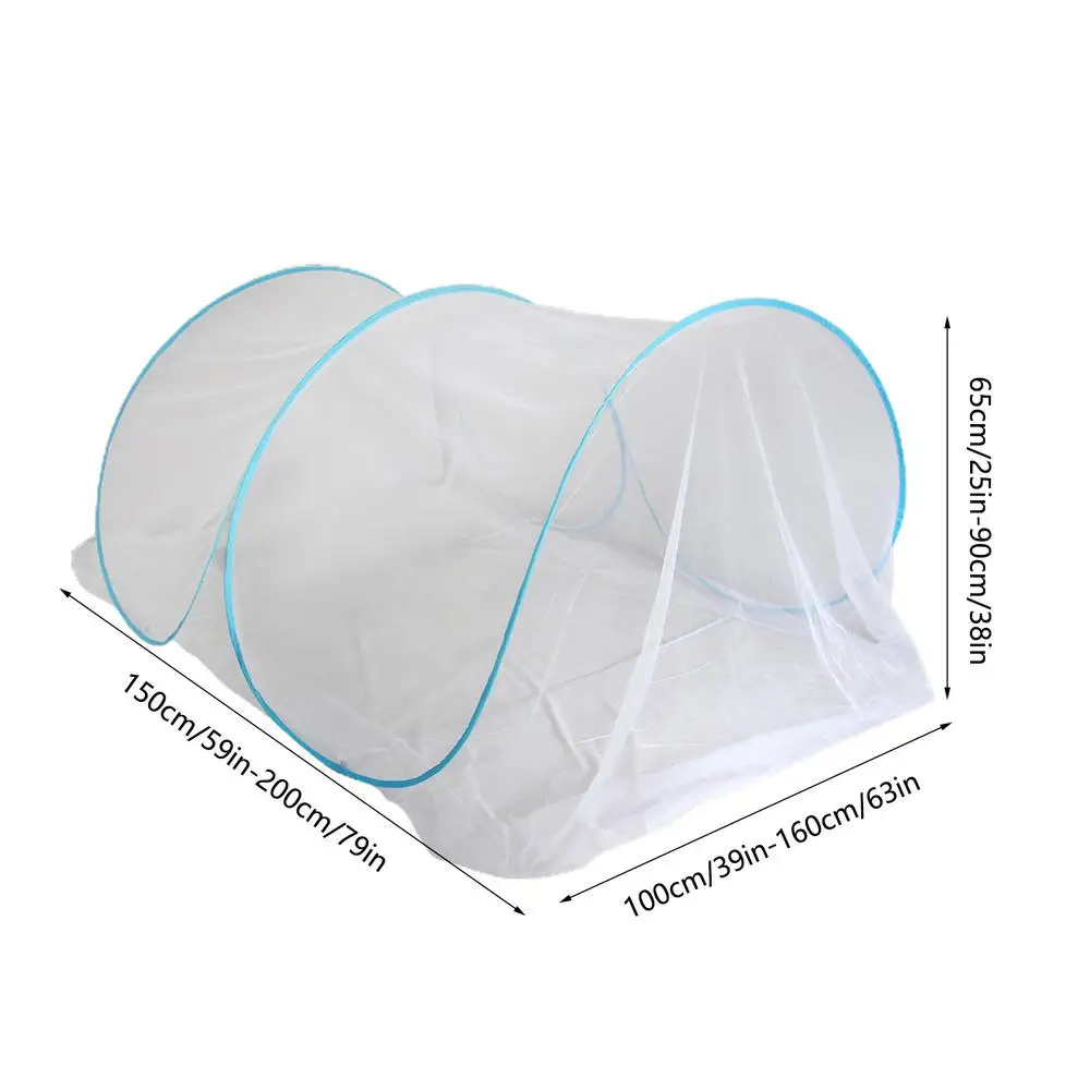 Outdoor tent accessories mosquito net Fly Netting Folding Bed Canopy No Bottom &Zipper Anti-Fly Netting Space Cabin Net Fly Mesh