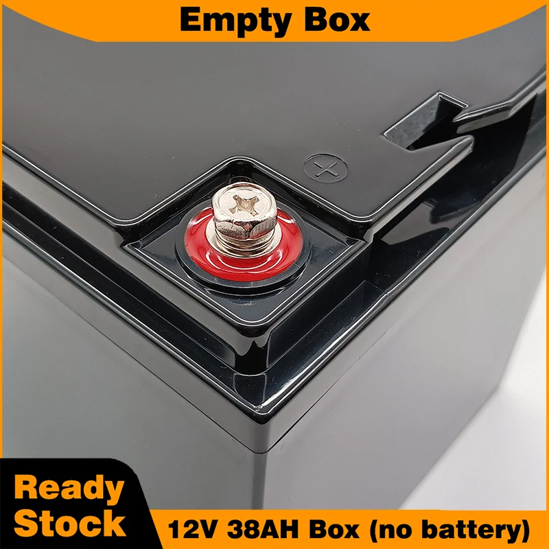 12V 38AH 접착식 리튬이온 배터리 박스용 빈 케이스, 태양광 시스템 저장 박스용 12.8V LiFePO4 배터리 미포함