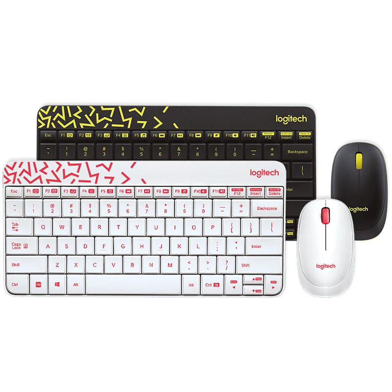 Комбінований набір бездротової клавіатури та миші Logitech MK240 Nano підходить для ноутбука, настільного комп’ютера, домашнього офісу