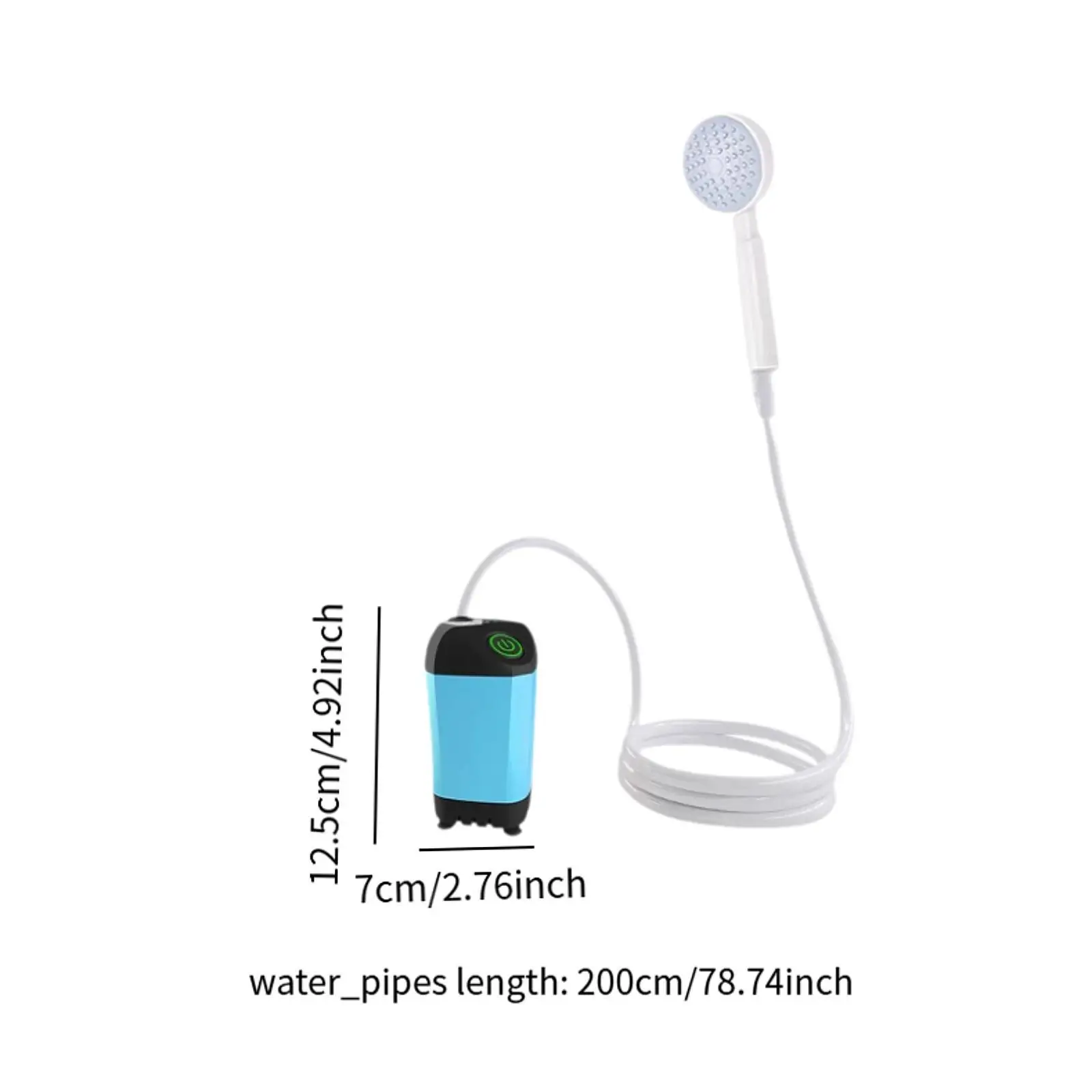 Portable Shower Compact Electric Shower for Backpacking Traveling Gardening Portable Shower Compact Electric Shower for Backpacking Traveling Gardening