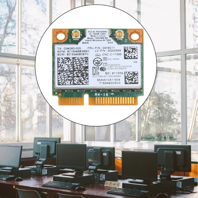 2.4Ghz 7260HMWBN Mini PCIE Wireless Wifi Networks Card for ThinkCentre M93 M93p E440 E540 S440 S540 Laptop Accessories P9JB