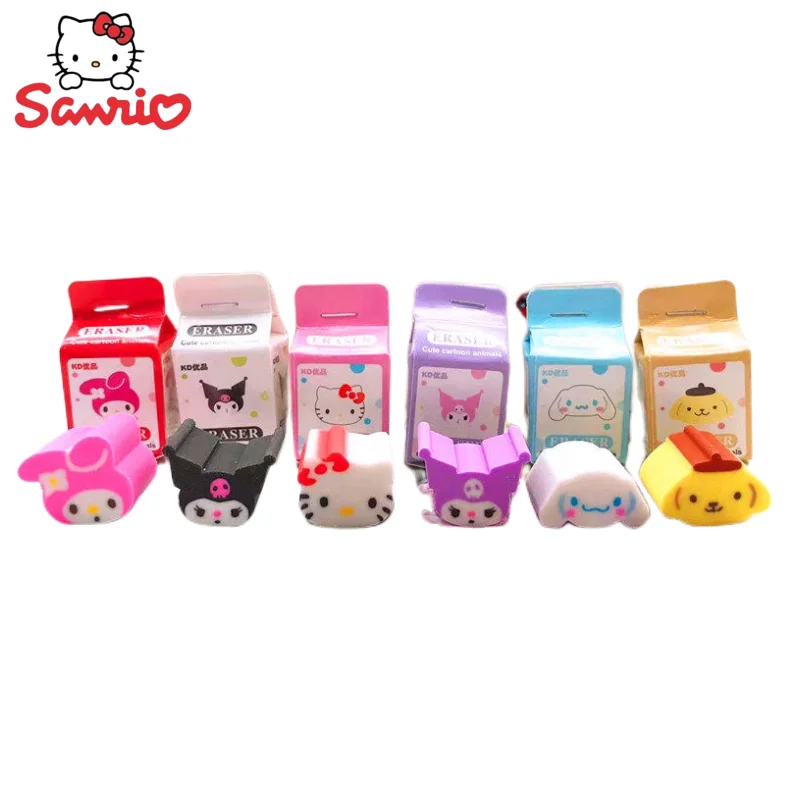 

Sanrio аниме периферийный мультфильм кавайный Hello Kitty милый куломи Мелодия семья Творческий обучающий ластик подарок оптовая продажа