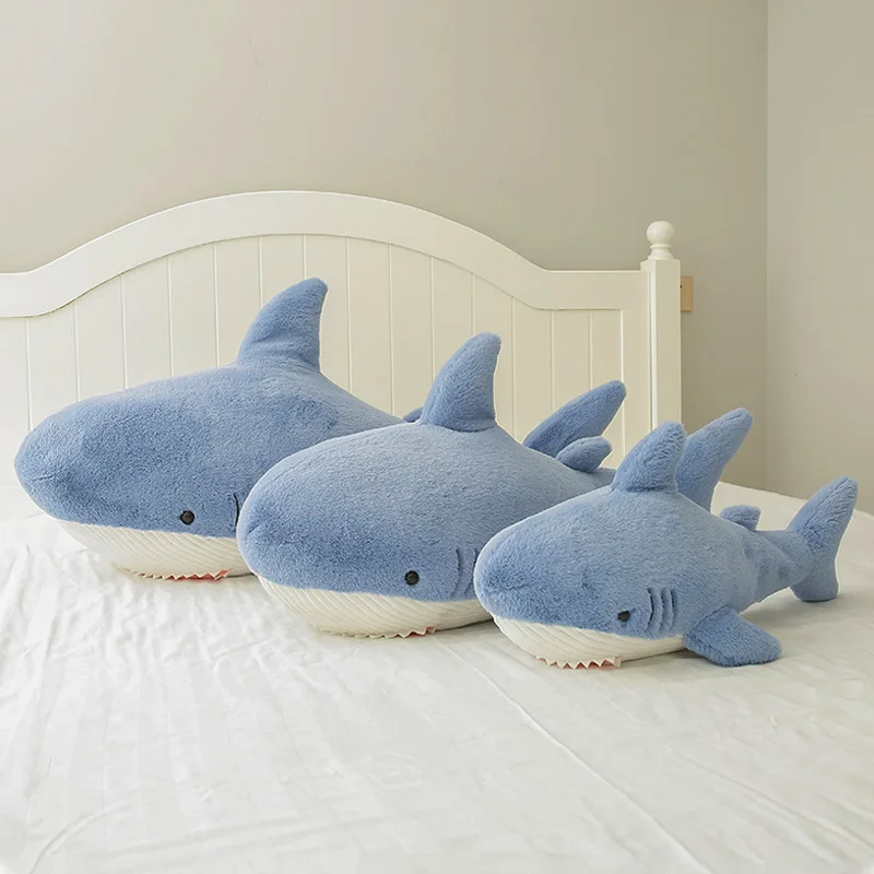 New Lovely and Soft Adorable Sea Animal Shark Whale Plush Toy Doll Home Sofa Bed Pillow Sleep 6