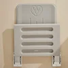 Home Non-slip Elderly Bathing Special Back Bathroom Chair Folding Wall-mounted Bathroom Seats Shower Chair Changing Shoe Stool 4