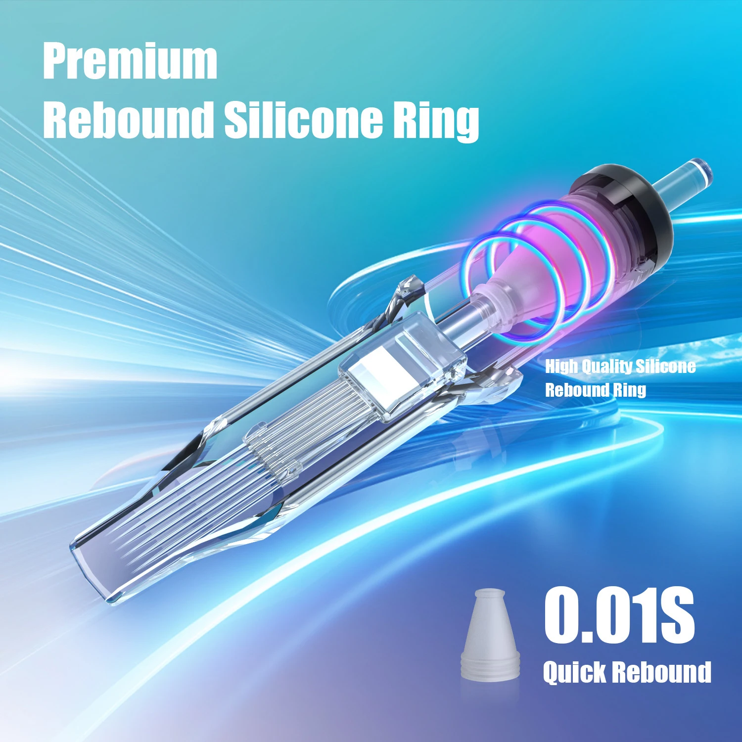 YILONG 50/20PCS Mixed Professional Tattoo Cartridge Needles with Membrane Safety Cartridges Disposable Tattoo Needle For Tattoo 6