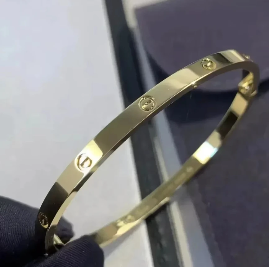 2025 - 클래식 럭셔리 러브 팔찌 브러시 마감 드라이버 여성용 선물 팔찌 925 팔찌