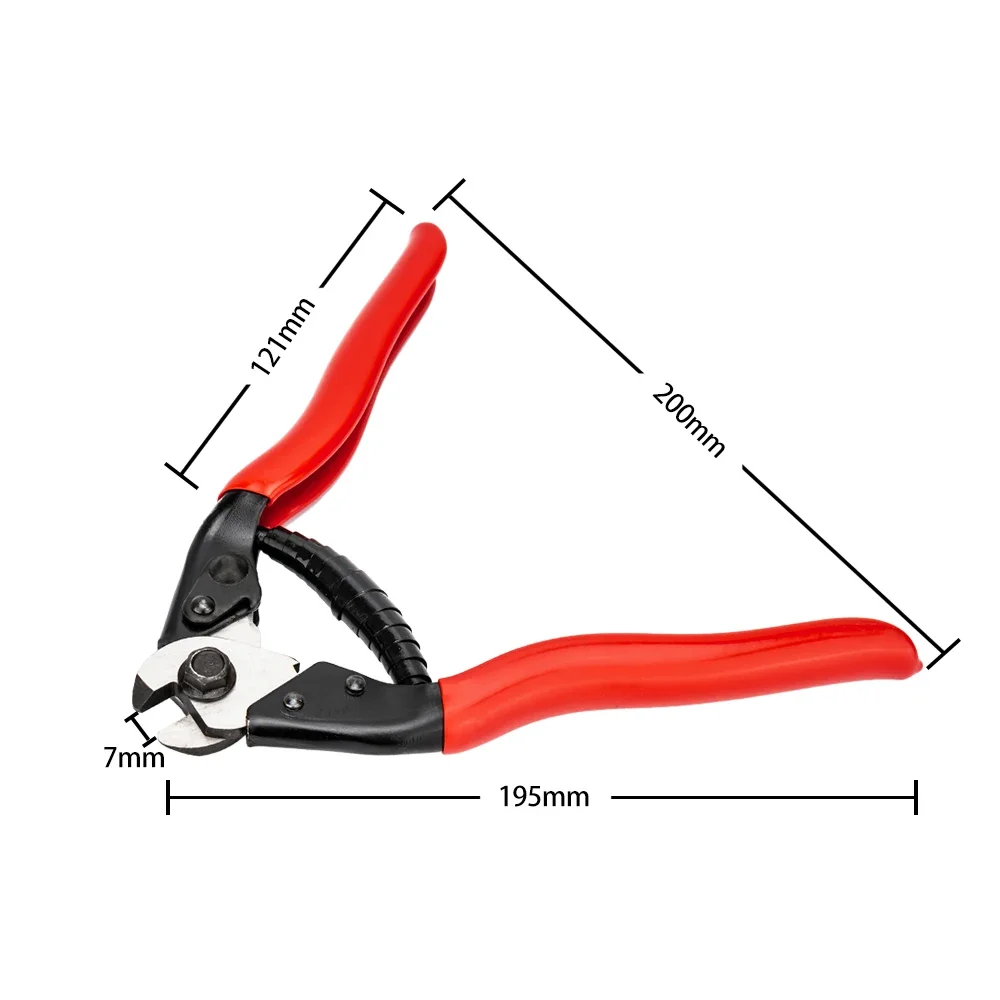 Cavo del cambio della bicicletta tagliacavi del freno strumenti di riparazione della Mountain Bike pinze per tubi di taglio del raggio della bici all'interno e all'esterno  18