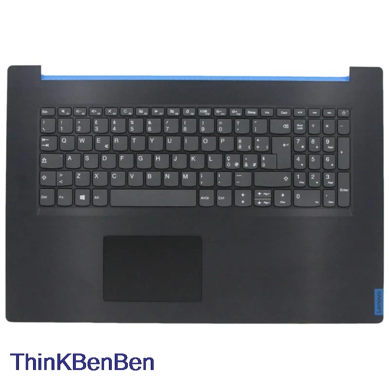 

IT Italian Black Keyboard Upper Case Palmrest Shell Cover For Lenovo Ideapad L340 17 17IRH Gaming 5CB0U42840