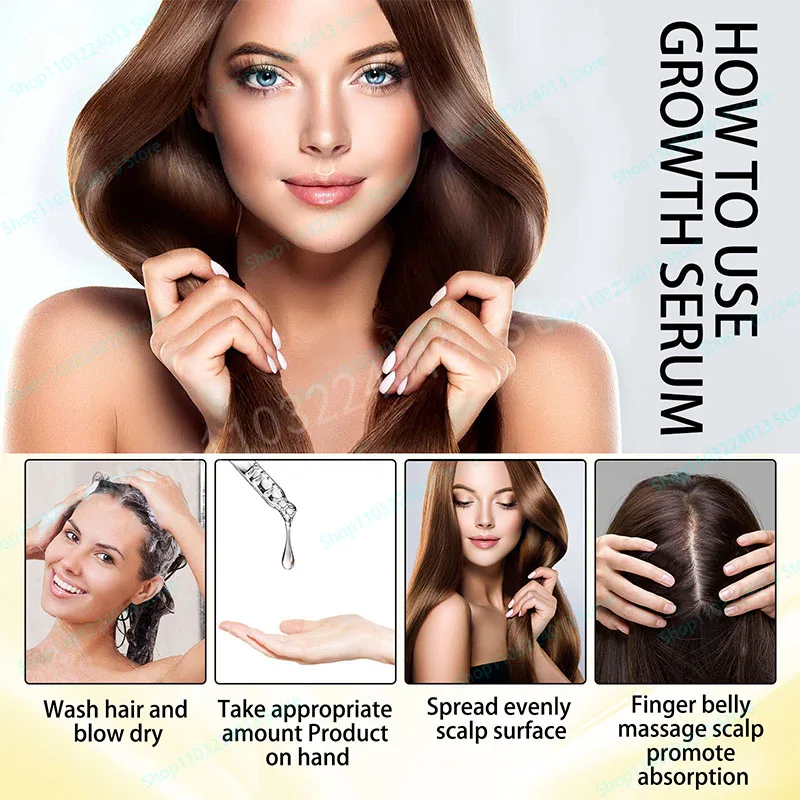 Description Picture 4 of item7 Days Fast Hair Growth Ginger Growth Hair Oil Treatment Anti Hair Loss Men Women Scalp Treatment Serum Products Beauty Health