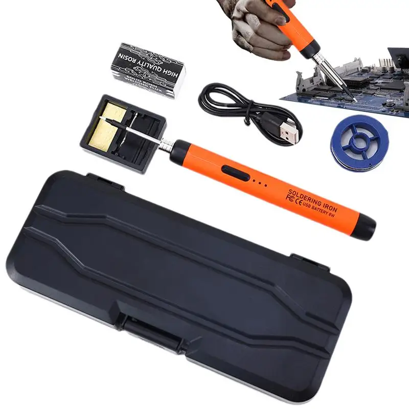 

Беспроводной паяльник с зарядкой от USB, набор для паяльника, высокоэффективное паяльное и паяльное оборудование для