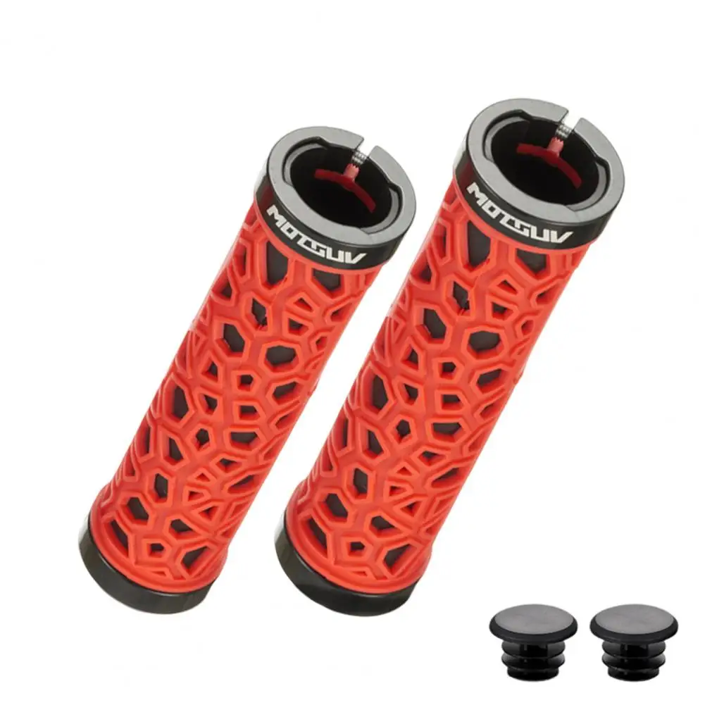 Bicycle Handle Bar Grips Non-Slip Single-sided Locking MTB Mountain Bike Handlebar Cover 1 Pair