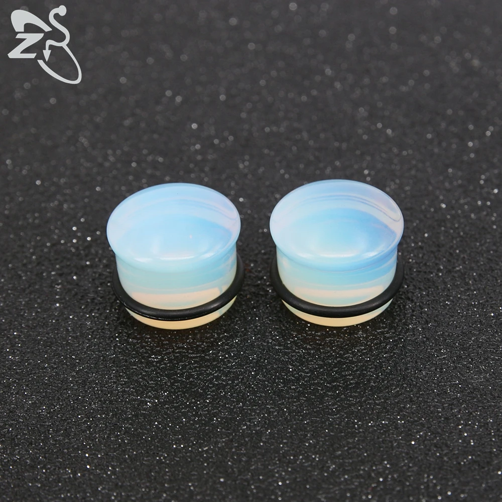 Glass Ear Plug And Tunnel 5-16mm Ear Expander Stercher Gauges Flare Flesh Expander Body Piercing Jewelry 2pcs/lot