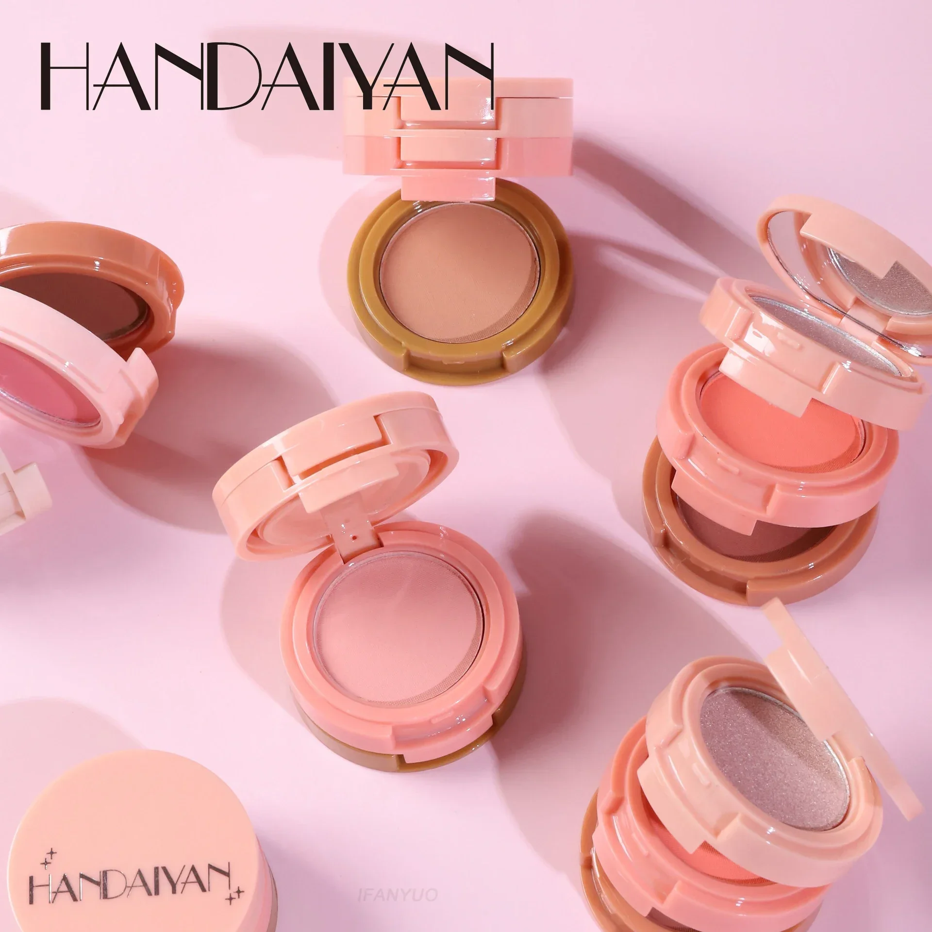 Makeup Palette 3 In 1 Matte Highlighter Contouring Blush Palette Pearly Shiny Eyeshadow Multifunctional Face Makeup Palette Female Cosmetic