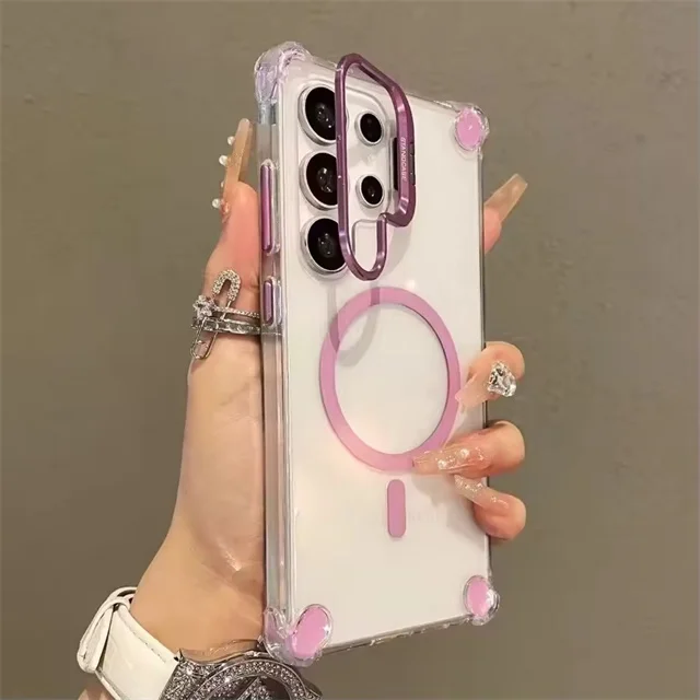 Magnetic Transparent Foldable Camera Holder Case
