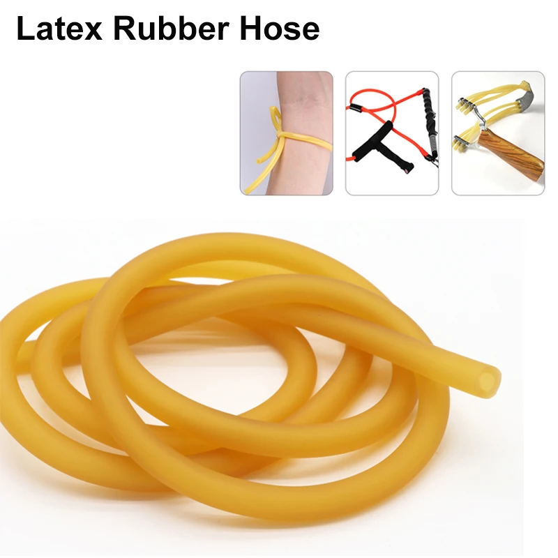 

1/2/3/5/10M Yellow Nature Latex Rubber Hoses IDxOD 1.6~18mm High Resilient Surgical Medical Tube Slingshot Catapult Elastic Band