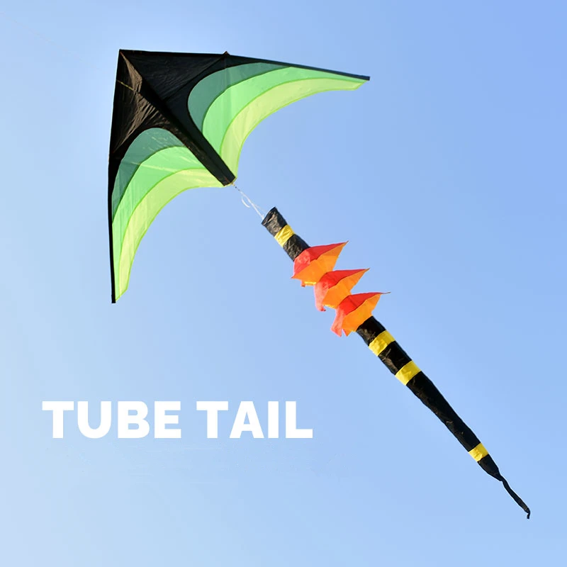 

free shipping 3d kite tails rainbow windsock kite flying outdoor sport beach for adults kite parachute kite inflatable toys koi