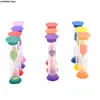 1/2/3 Minute Colorful Hourglass Sandglass Sand Clock Timers Sand Timer Shower Timer Tooth Brushing Timer Children Home Decors 5