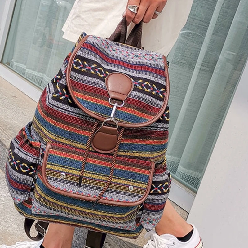 2024 Fashion Oxford Schoolbag Large Capacity Bookbags Backpack for Teen Girls Student Casual Versatile Daypack Vintage Bags 2
