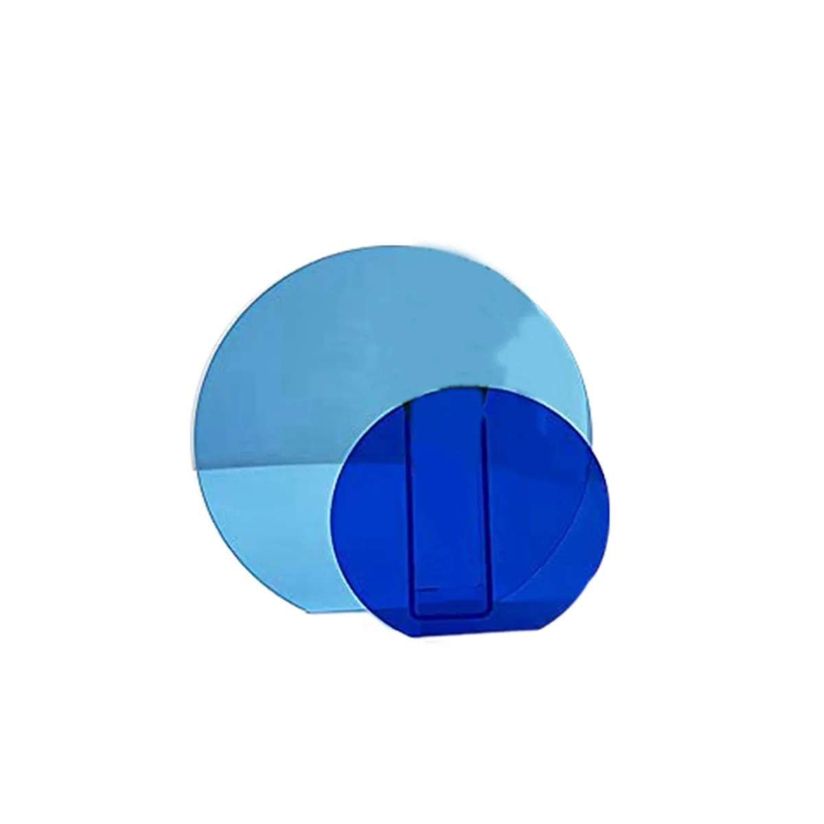 

Acrylic Vases Are Used for Wedding Centerpieces, Home Decor, and Office Decor Vases (Blue Double Rings)