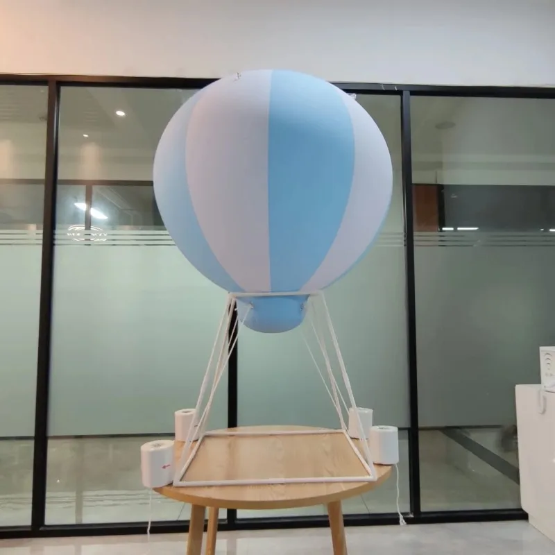 Sayok 3/5ft Large Inflatable Hot Air Balloon PVC Inflatable Strips Balloon no Frame for Advertising Event Birthday Party Decor 5