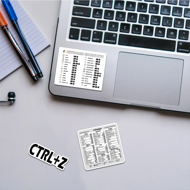30PCS Shortcut Key Tips Waterproof Computer Sticker DIY Keyboard ipad Laptop And Desktop Student Gift Decoration Toy Sticker 5