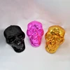 Reflective Mirrored Skull Head Ornament Hanging Chain Discos Balls Pendants for Halloween Parties and Unique Home Decors 2