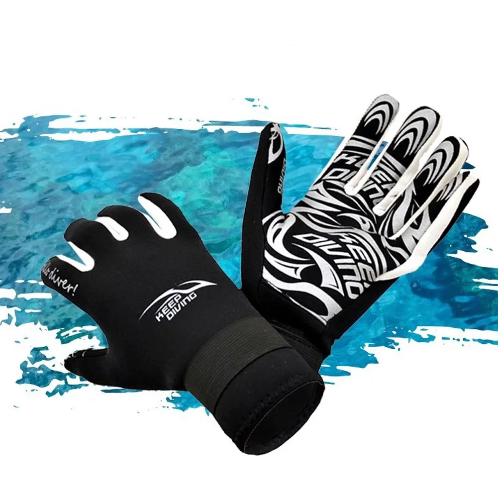 2Pcs 2mm Wetsuit Gloves Thermal Anti Slip Neoprene Scuba Diving Gloves Surfing Gloves For Spearfishing Swimming Rafting Kayaking