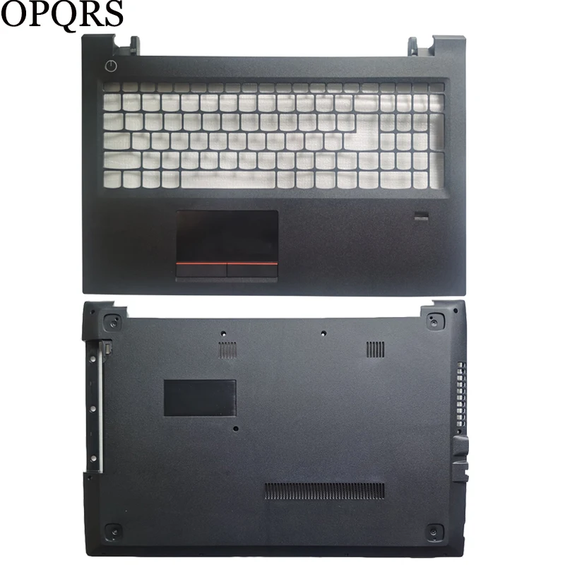 para Lenovo E52 E5280 V51015ikb Palmrest Superior com Furo de Impressão Digital Portátil Inferior Base Case Capa Novo