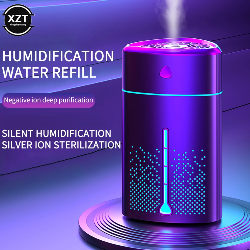 Car Humidifier Silent Office Desktop Aromatherapy Machine Night Light Mini Bedroom Desktop Humidifier