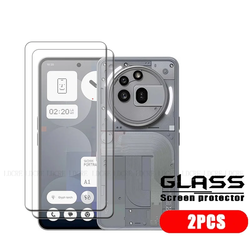 Premium 9H HD Tempered Glass Screen Protector - 4 Pack Transparent