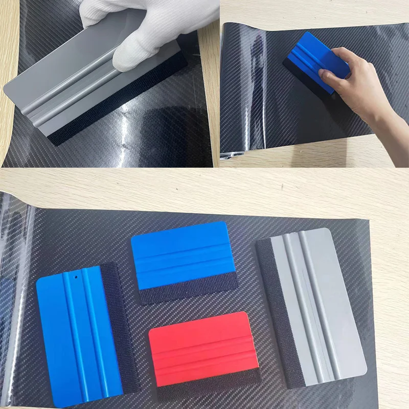 Felt Edge Squeegee Car Vinyl Scraper Spatula Vinyl Wrap Tool Window Tinting Tools