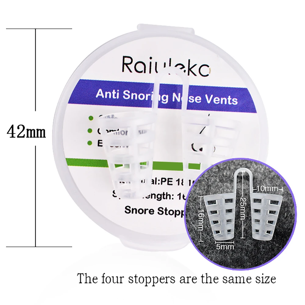 4/12Pcs Snore Stopper Anti Snoring Solution Clip Devices Nose Vents Relieves Smooth Nasal Dilators For Better Sleep Sleeping Aid