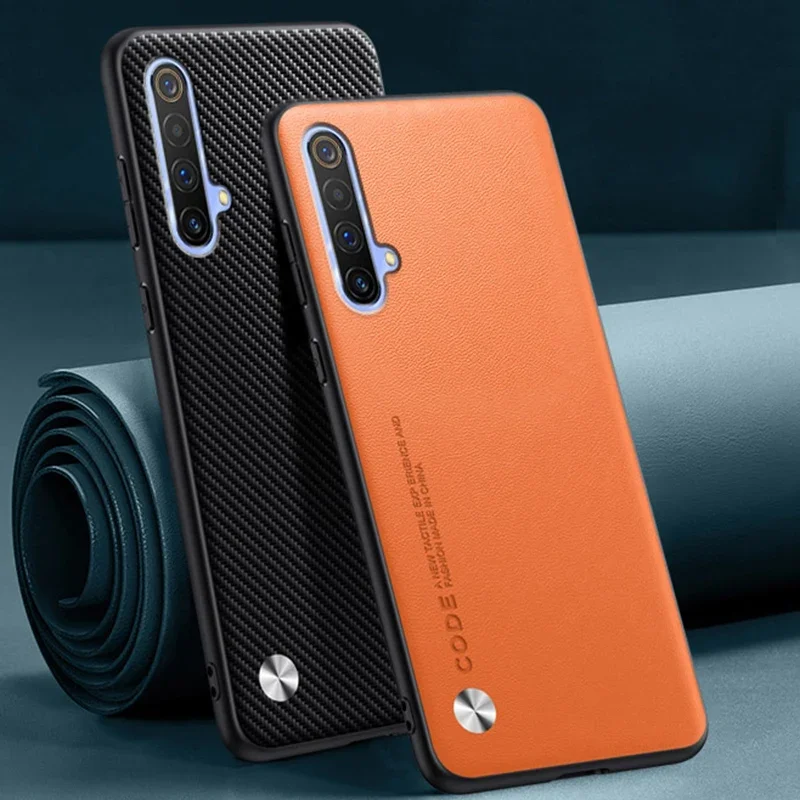 Luxury Leather Shockproof Phone Case - Protective Silicone Cover