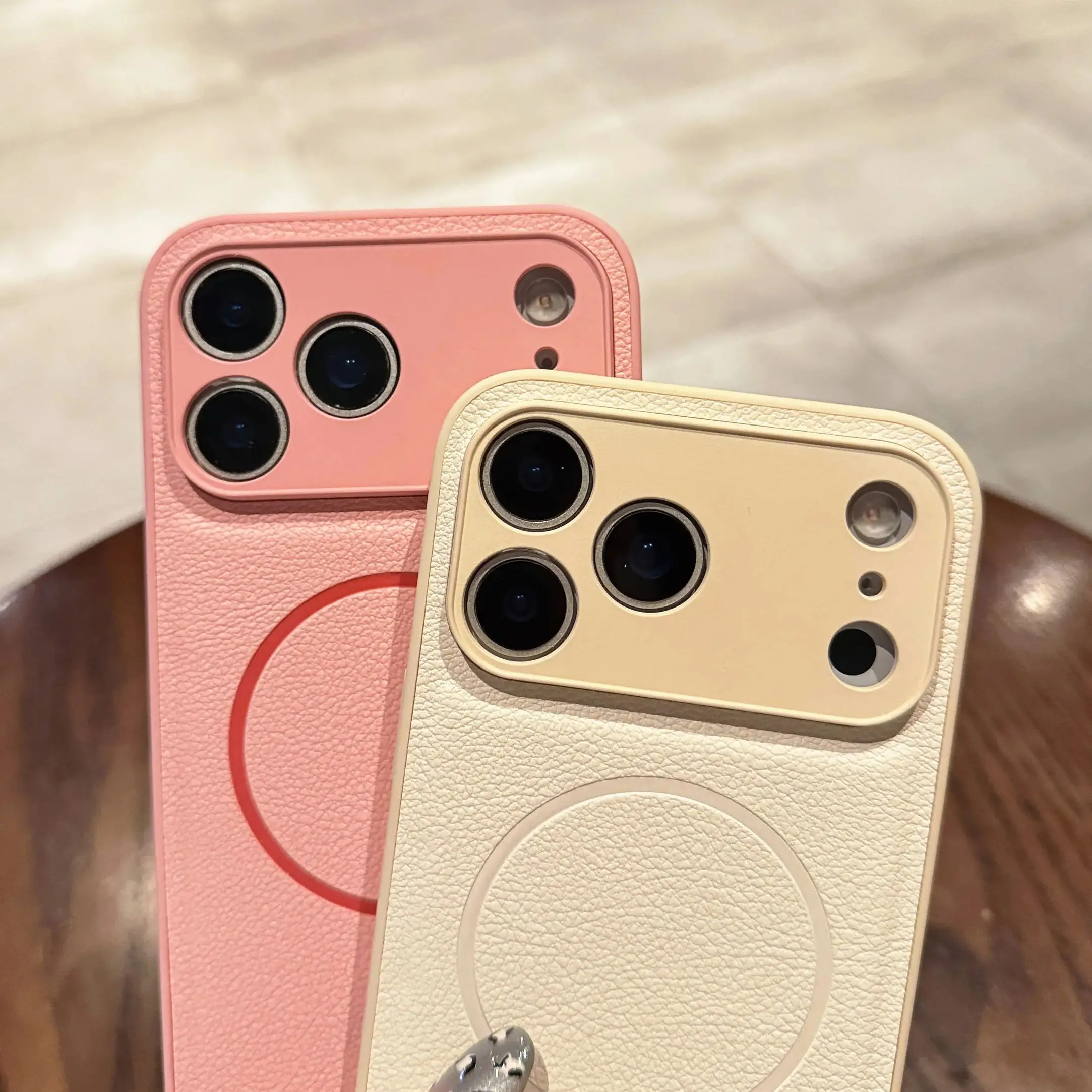 Luxury Leather Case For iPhone 17 Air 16 15 14 13 12 11 Pro Max with Protective Camera Lens Cover - Image 3