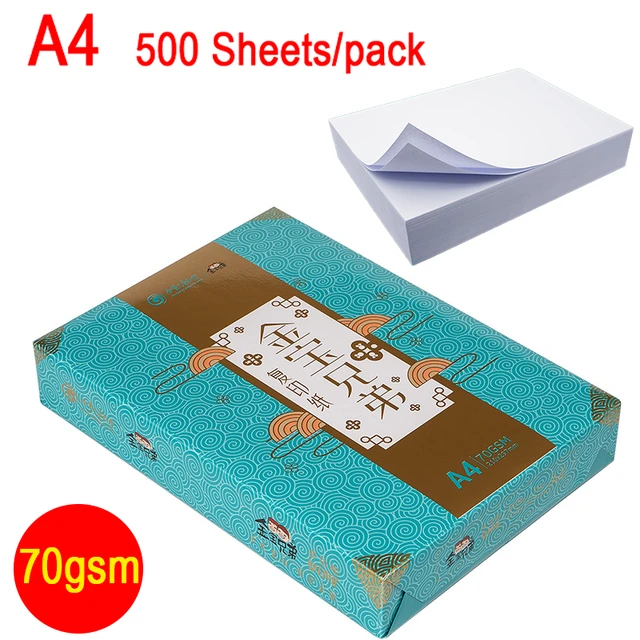 Papier d'impression polyvalent pour imprimante, papier blanc, léger, bureau  et école, personnel, vente en gros, A4, 70 g/m², 500 feuilles/paquet -  AliExpress