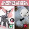 Squeak Dog Toys, Durable Stuffed Animal Plush Chew Toys, Dog Toys for Cleaning Teeth, Suitable for Small Medium-sized Dogs 2