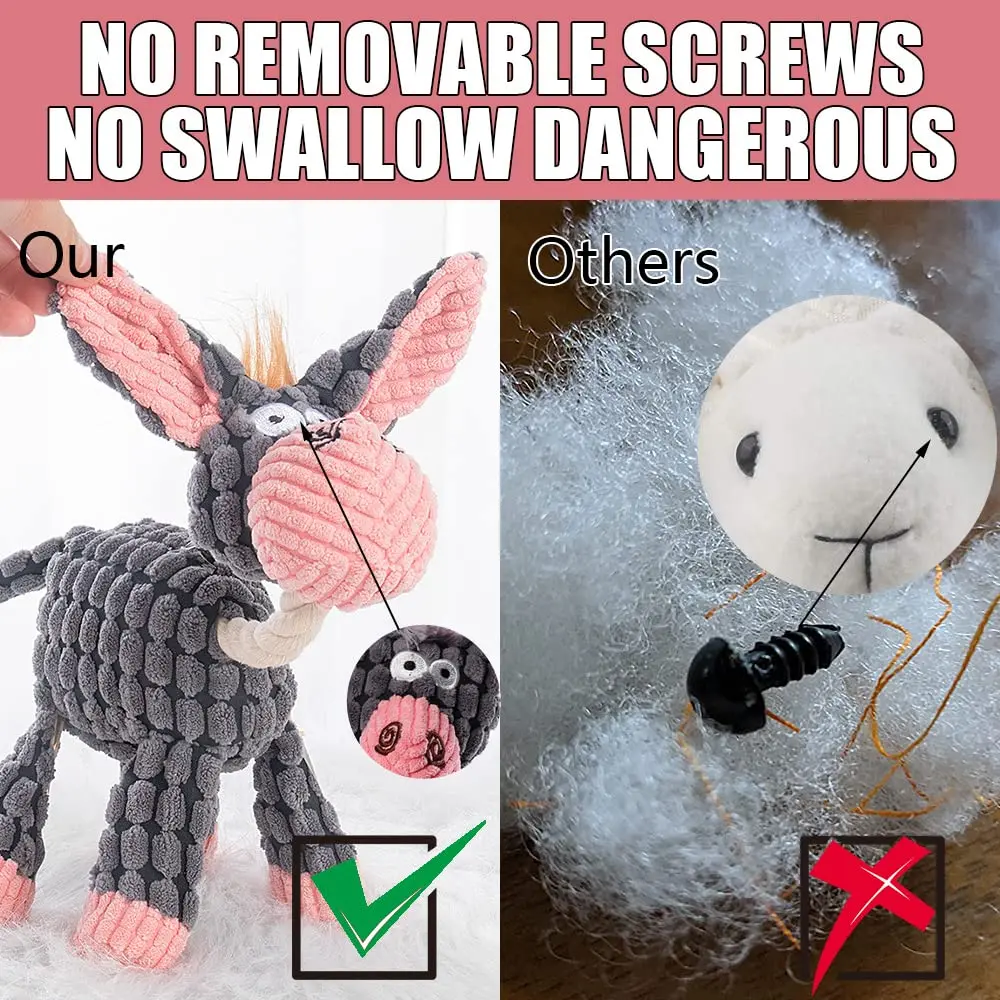 Durable Squeaky Plush Dog Toy 2