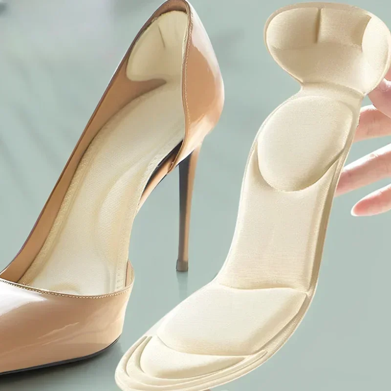 Memory Foam Heel Cushion Pads - Breathable Anti-Slip Shoe Inserts