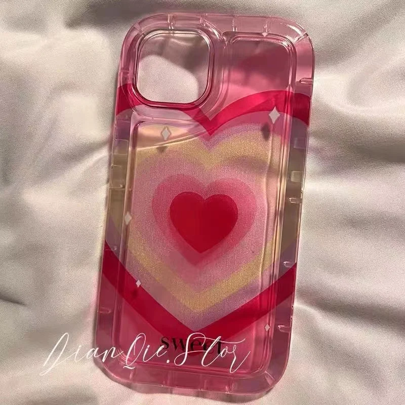 thumbnail image 1 of Cartoon Gradual Pink Cat Soft Transparent Back Cover for iPhone 14 Pro Max 13 12 11 Xsmax Xr Xs Funny Letter Protective Case, 1 of 5