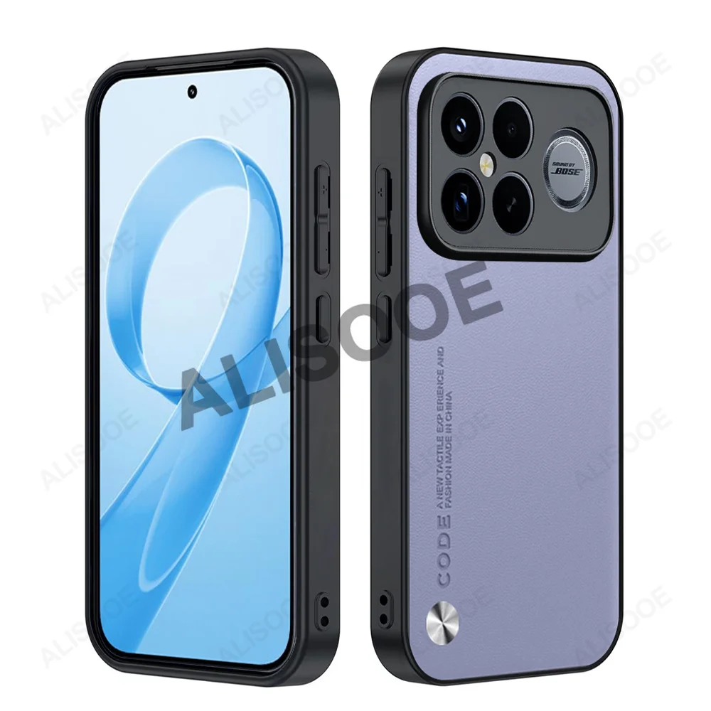Fashion Fiber Texture PU-Leather & Plastic Protective Case Cover