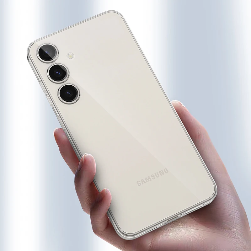 Ultra-Thin Transparent Crystal Silicone Cover - Soft TPU Case