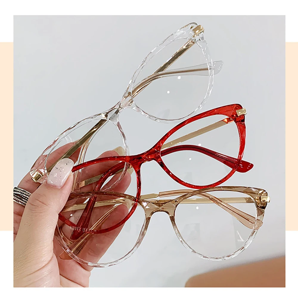 Eyeglasses Anti Blue Light Computer Glasses Optical Eyewear Sexy  Eye Glasses For Digital Eye Strain Reduction For Women