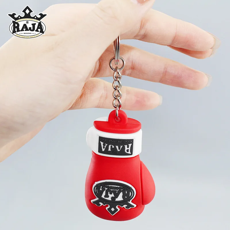 New Boxing Key Chain Bag Mini Cute Creative Decorations for Raja MMA Gifts Souvenir Gift for Boxing Lovers Wholesale Blue Red