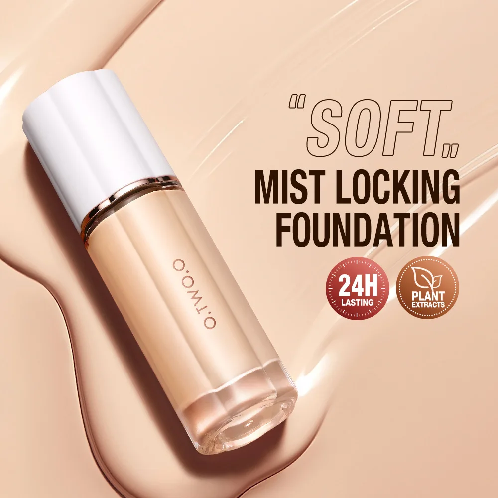 O.TWO.O Liquid Foundation Cream for Face 30ml High Coverage Makeup Base SPF30 Waterproof Concealer Makeup Foundation 6