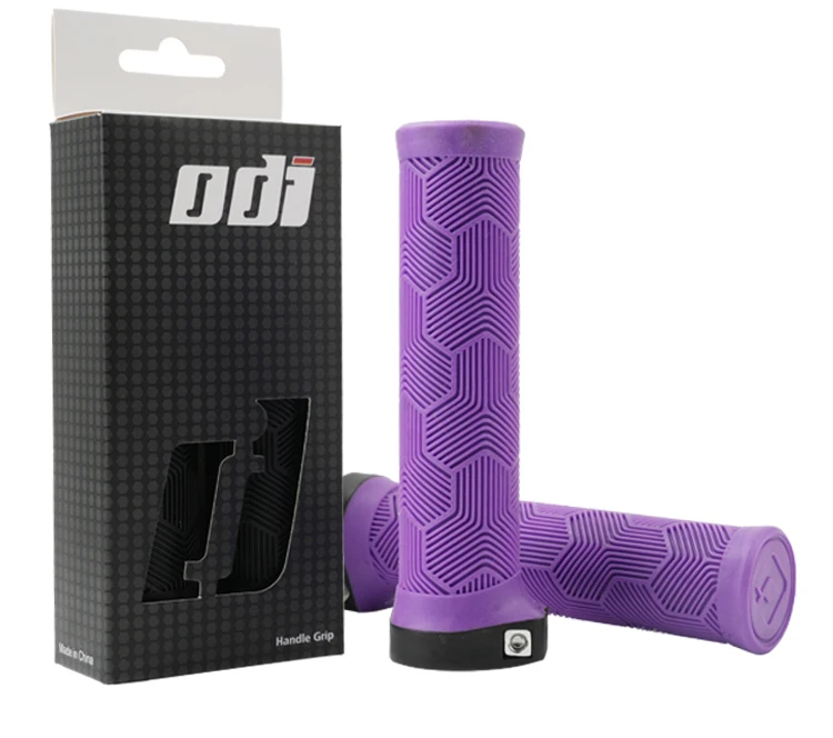 ODI MTB-Fahrradgriffe zum Anschließen, 22,2 mm, Gummi-Lenkerabdeckung, bequeme Flügelform, rutschfestes Griffteil für Reisen/Faltrad – Detail 4