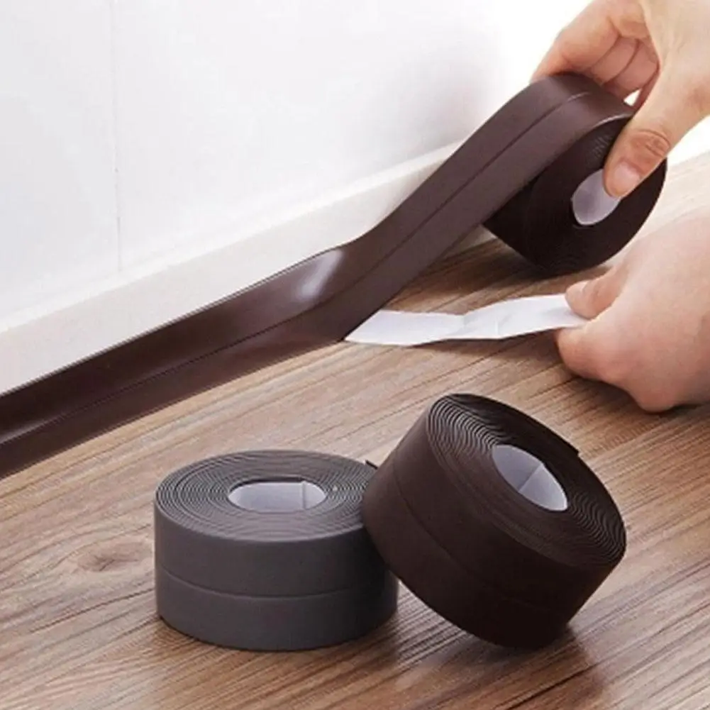 3.2M Nastro Sigillante Impermeabile Bagno Cucina Striscia Sigillante Doccia Lavandino Bagno Sigillante Pvc Adesivo Adesivo Da Parete Nastro Sigillante