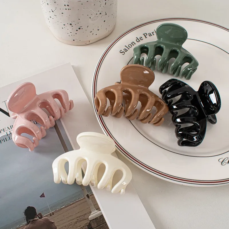 

Muweordy 2023 Vintage Hair Claws Simple Hair Clip Elegant Hair Claw Clips Korean Hair Accessories For Women