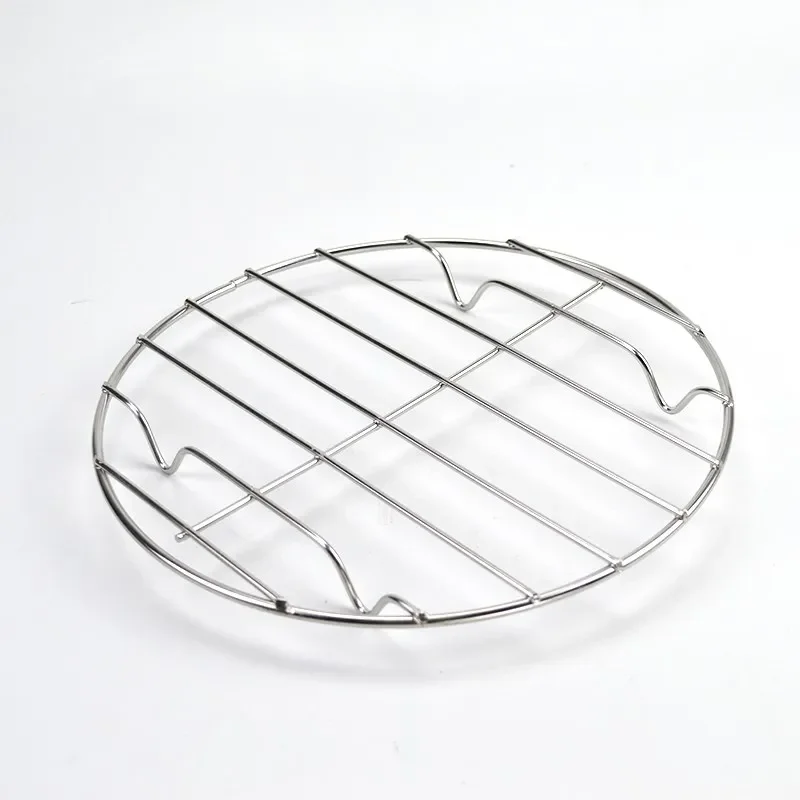 BBQ Wire mesh net pizza pan tray plate Round pizza grill chicken wings stainless steel pan oven grill Nonstick Grill Plate