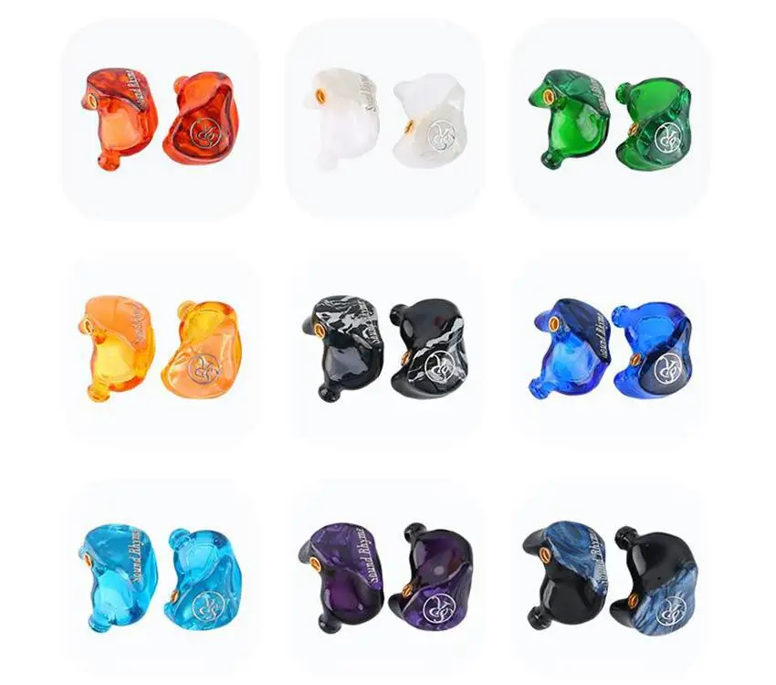 Sound Rhyme SR-3 SR3 DD+4BA Hybrid Balanced Armature 3D HiFi Music Monitor Audiophile Musician Earphones Earbuds